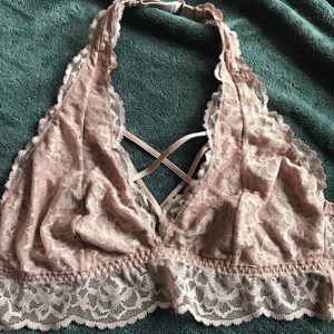 Pink Victoria’s Secret bralette